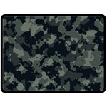 Camouflage, Pattern, Abstract, Background, Texture, Army Two Sides Fleece Blanket (Large)