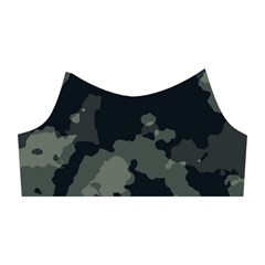 Camouflage, Pattern, Abstract, Background, Texture, Army Shoulder Cutout Velvet One Piece from ZippyPress Left Sleeve