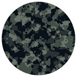 Camouflage, Pattern, Abstract, Background, Texture, Army Round Trivet