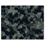 Camouflage, Pattern, Abstract, Background, Texture, Army Premium Plush Fleece Blanket (Medium)