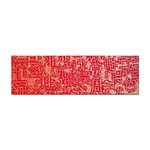Chinese Hieroglyphs Patterns, Chinese Ornaments, Red Chinese Sticker Bumper (100 pack)