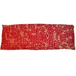Chinese Hieroglyphs Patterns, Chinese Ornaments, Red Chinese Body Pillow Case (Dakimakura)