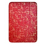 Chinese Hieroglyphs Patterns, Chinese Ornaments, Red Chinese Rectangular Glass Fridge Magnet (4 pack)
