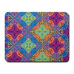 Colorful Floral Ornament, Floral Patterns Small Mousepad