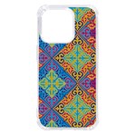 Colorful Floral Ornament, Floral Patterns iPhone 14 Pro TPU UV Print Case