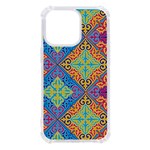 Colorful Floral Ornament, Floral Patterns iPhone 13 Pro TPU UV Print Case