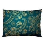 European Pattern, Blue, Desenho, Retro, Style Pillow Case