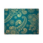 European Pattern, Blue, Desenho, Retro, Style Premium Plush Fleece Blanket (Mini)