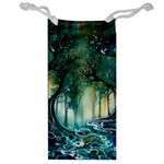 Trees Forest Mystical Forest Background Landscape Nature Jewelry Bag