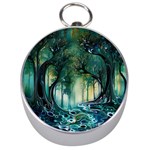 Trees Forest Mystical Forest Background Landscape Nature Silver Compasses