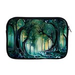 Trees Forest Mystical Forest Background Landscape Nature Apple MacBook Pro 17  Zipper Case