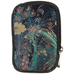 Flowers Trees Forest Mystical Forest Nature Junk Journal Scrapbooking Background Landscape Compact Camera Leather Case
