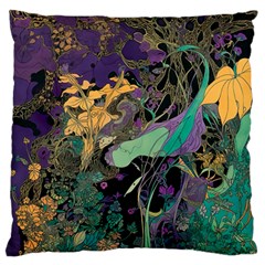 Flowers Trees Forest Mystical Forest Nature Standard Premium Plush Fleece Cushion Case (Two Sides) from ZippyPress Front