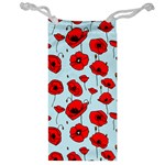 Poppies Flowers Red Seamless Pattern Jewelry Bag
