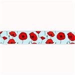 Poppies Flowers Red Seamless Pattern Small Bar Mat