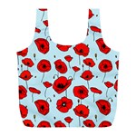 Poppies Flowers Red Seamless Pattern Full Print Recycle Bag (L)