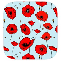 Poppies Flowers Red Seamless Pattern Toiletries Pouch from ZippyPress Side Right