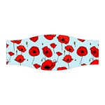 Poppies Flowers Red Seamless Pattern Stretchable Headband