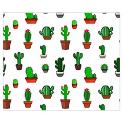 Cactus Plants Background Pattern Seamless Medium Tote Bag from ZippyPress Front