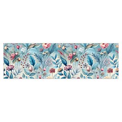 Floral Background Wallpaper Flowers Bouquet Leaves Herbarium Seamless Flora Bloom Toiletries Pouch from ZippyPress Hand Strap
