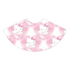 Hello Kitty Pattern, Hello Kitty, Child, White, Cat, Pink, Animal Midi Sleeveless Dress from ZippyPress Skirt Front