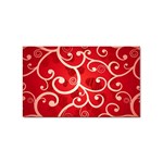 Patterns, Corazones, Texture, Red, Sticker Rectangular (10 pack)