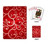 Patterns, Corazones, Texture, Red, Playing Cards Single Design (Rectangle)