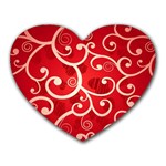 Patterns, Corazones, Texture, Red, Heart Mousepad