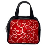 Patterns, Corazones, Texture, Red, Classic Handbag (One Side)
