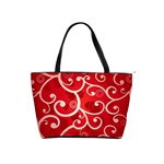Patterns, Corazones, Texture, Red, Classic Shoulder Handbag