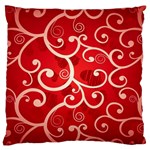 Patterns, Corazones, Texture, Red, Large Cushion Case (One Side)
