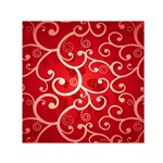 Patterns, Corazones, Texture, Red, Square Satin Scarf (30  x 30 )