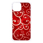 Patterns, Corazones, Texture, Red, iPhone 13 TPU UV Print Case