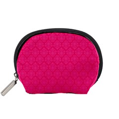 Pink Pattern, Abstract, Background, Bright, Desenho Accessory Pouch (Small) from ZippyPress Front