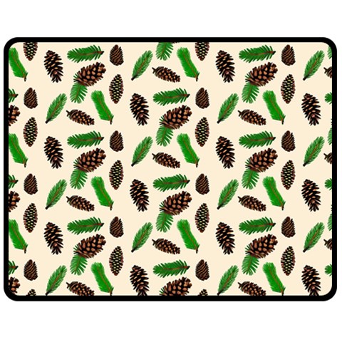 Spruce Sample Christmas Tree Branches Seamless Digital Texture Forest Nature Pattern Fleece Blanket (Medium) from ZippyPress 60 x50  Blanket Front