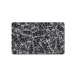 Rebel Life: Typography Black and White Pattern Magnet (Name Card)