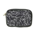 Rebel Life: Typography Black and White Pattern Coin Purse