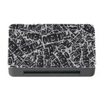 Rebel Life: Typography Black and White Pattern Memory Card Reader with CF