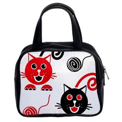 Cat Little Ball Animal Classic Handbag (Two Sides) from ZippyPress Front