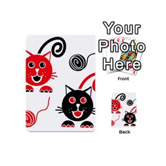Cat Little Ball Animal Playing Cards 54 Designs (Mini) from ZippyPress Back