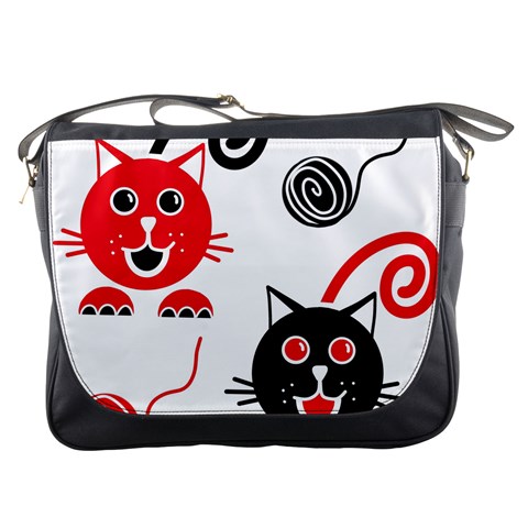 Cat Little Ball Animal Messenger Bag from ZippyPress Front