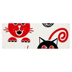 Cat Little Ball Animal Banner and Sign 8  x 3 