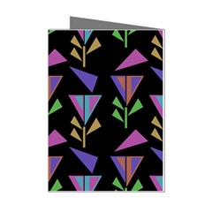 Abstract Pattern Flora Flower Mini Greeting Cards (Pkg of 8) from ZippyPress Left