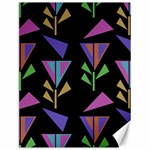 Abstract Pattern Flora Flower Canvas 12  x 16 