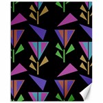 Abstract Pattern Flora Flower Canvas 16  x 20 