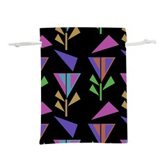 Abstract Pattern Flora Flower Lightweight Drawstring Pouch (S) from ZippyPress Front