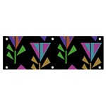 Abstract Pattern Flora Flower Banner and Sign 6  x 2 