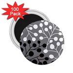 Abstract Nature Black White 2.25  Magnets (100 pack) 