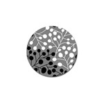 Abstract Nature Black White Golf Ball Marker