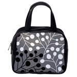 Abstract Nature Black White Classic Handbag (One Side)